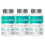 Ficha técnica e caractérísticas do produto Kit 3 Anti Celulite Cellulifree Tratamento das Celulites