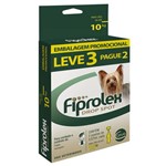 Ficha técnica e caractérísticas do produto Kit Antipulgas Ceva para Cães Até 10kg Fiprolex Drop Spot Leve 3 Pague 2