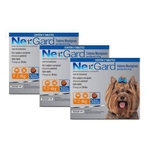 Ficha técnica e caractérísticas do produto Kit Antipulgas Nexgard P Cães 2 A 4kg 3 Tabletes 3 Caixas