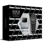 Ficha técnica e caractérísticas do produto Kit Antonio Banderas Seduction In Black Men - Eau de Toilette 100ml+ Pós-Barba 75ml