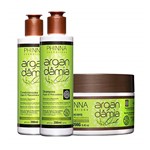 Kit Argan Dâmia Oil (Shampoo + Condicionador + Máscara) - Phinna Cosmeticos