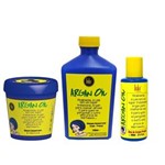 Kit Argan Oil Pracaxi Lola Cosmetics Shampoo 250ml - Máscara 230g e Óleo de Argan 60ml