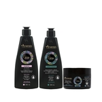 Ficha técnica e caractérísticas do produto Kit Arvensis Cachos Naturais Ondulados e Cacheados Shampoo + Condicionador 300ml + Máscara - 250g