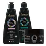 Kit Arvensis Cachos Naturais Shampoo + Condicionador + Gelatina Ativadora - 3 Produtos