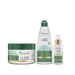 Ficha técnica e caractérísticas do produto Kit Arvensis Tec Liss Shampoo 300ml + Máscara 250g + Protetor Térmico - 120ml