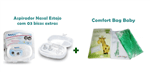 Ficha técnica e caractérísticas do produto Kit Aspirador Nasal Estojo C/ 3 Bicos Extras + Bolsa Térmica Comfort Bag Baby