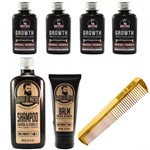 Ficha técnica e caractérísticas do produto Kit Ativador Nasce Barba Cabelo 4 Tonico Shampoo Balm - Barba de Macho