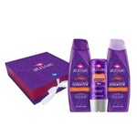 Kit Aussie Smooth Shampoo + Condicionador 400ml + Máscara de Tratamento 236ml