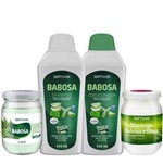Ficha técnica e caractérísticas do produto Kit Babosa Soft Hair: Shampoo + Cond. + Manteiga Capilar + Sumo Natural de Babosa