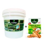Ficha técnica e caractérísticas do produto Kit Balde Oleo de Coco Organico Extra Virgem 3,2l + Farinha Coco Vegana