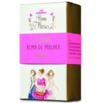 Kit Banho Alma de Mulher Music 3 Sabonetes Perfumados 130g + 1 Bloco de Anotação + 1 Caixa de Som - Alma de Flores