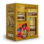 Ficha técnica e caractérísticas do produto Kit Banho de Verniz Forever Liss com Shampoo 300ml - Economico
