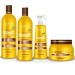 Ficha técnica e caractérísticas do produto Kit Banho de Verniz Kiria Hair Hidratação 4 Produtos
