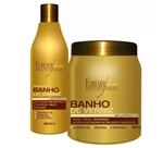 Ficha técnica e caractérísticas do produto Kit Banho de Verniz Shampoo 500ml e Máscara 1kg Forever Liss