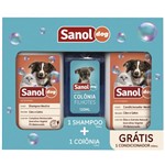 Ficha técnica e caractérísticas do produto Kit Banho para Cães: Shampoo + Condicionador + Perfume - Sanol