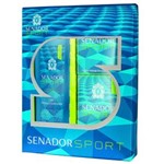 Kit Banho Senador Sport Shampoo 2 em 1 200ml + Sabonetes Refescante 130g