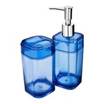 Ficha técnica e caractérísticas do produto Kit Banho Splash Azul Coza - Azul