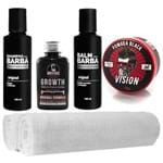 Ficha técnica e caractérísticas do produto Combo Barber Shampoo 2 Toalhas Balm Tônico Usebarba