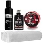 Ficha técnica e caractérísticas do produto Kit Barba Grande Pomada Shampoo Tônico Toalhas Usebarba