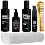 Ficha técnica e caractérísticas do produto Kit Barba Grande Shampoo Óleo Tônico Balm 2 Toalhas Usebarba