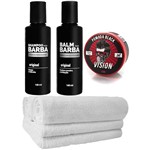 Ficha técnica e caractérísticas do produto Kit Barba Longa Shampoo Pomada Balm Toalhas Usebarba - Use Barba