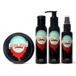Ficha técnica e caractérísticas do produto Kit Barba Rubra - Shampoo 3 em 1 + Balm + Pomada - Oferta