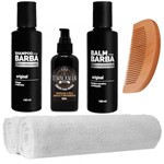 Ficha técnica e caractérísticas do produto Kit Barba Shampoo 2 Toalhas Balm Tônico Usebarba - Use Barba