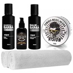 Ficha técnica e caractérísticas do produto Kit Barba Shampoo Tônico 2 Toalhas Balm Usebarba - Use Barba