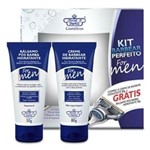 Ficha técnica e caractérísticas do produto Kit Barbear Perfeito For Men - Creme de Barbiar Hidratante + Balsamos Pós Barba Hidratante