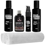 Ficha técnica e caractérísticas do produto Kit Barbeiro Balm 2 Toalhas Shampoo Óleo Tônico Usebarba - Use Barba