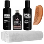 Ficha técnica e caractérísticas do produto Kit Barba Tônico Shampoo Balm 2 Toalhas Usebarba - Use Barba