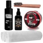 Ficha técnica e caractérísticas do produto Kit Barbudos Shampoo Tônico Pomada Escova Toalhas Usebarba