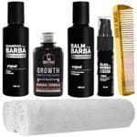 Ficha técnica e caractérísticas do produto Kit Básico Balm Shampoo Óleo Tônico 2 Toalhas Usebarba