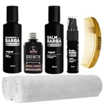 Ficha técnica e caractérísticas do produto Kit Básico Shampoo + Balm + Óleo - 2 Toalhas Usebarba - Use Barba