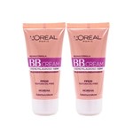 Ficha técnica e caractérísticas do produto Kit 2 BB Cream L'Oréal Paris Cor Morena FPS 20 30ml