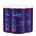 Ficha técnica e caractérísticas do produto Kit 3 Bbtox Capilar Shine Hair Plus 1kg