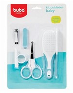 Ficha técnica e caractérísticas do produto Kit Bebê Higiene Cuidados Azul Buba - Buba Toys
