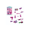 Ficha técnica e caractérísticas do produto Kit Beleza Infantil Com Espelho E Acessorios Colors Na Cartela Wellkids