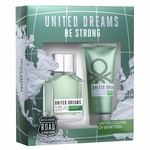 Ficha técnica e caractérísticas do produto Kit Benetton Be Strong for Men ( Perfume 100 ml + After Shave 100 ml )