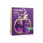 Ficha técnica e caractérísticas do produto Kit Benetton Colors Purple Eau de Toilette Feminino