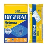 Ficha técnica e caractérísticas do produto Kit Bigfral Fralta Geriátrica Noturna Grande 7 Unidades + Toalha Umedecida Adulto 40 Unidades