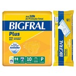 Ficha técnica e caractérísticas do produto Kit Bigfral Fralta Geriátrica Plus Pequena 10 Unid + Toalha Umedecida Adulto 40 Unid