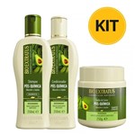 Ficha técnica e caractérísticas do produto Kit Bio Extratus Pós Química Abacate Shampoo 250ml + Condicionador 250ml + Banho de Creme 250g
