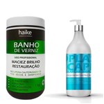 Kit Bioplastia Reconstrução Cap 500Ml E Banho De Verniz 1K