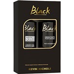 Kit Black Kevin Nichols Sabonete Líquido 350ml + Hidratante 350ml