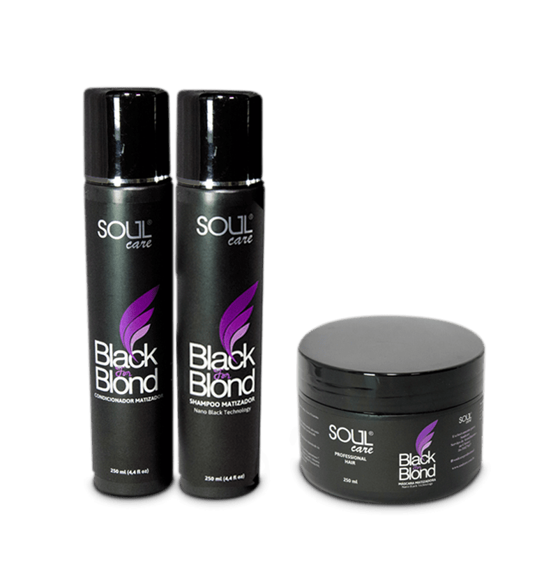 Ficha técnica e caractérísticas do produto Kit Black Matizador Blond para Loiras Soul Care