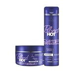 Ficha técnica e caractérísticas do produto Kit Blond Hot Home Care Shampoo 300ml + Máscara 250g Absoluty Color