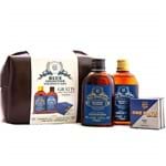 Kit Blue Collection - Shampoo + Leave In + Necessaire - QOD Barber Shop