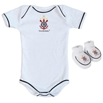 Ficha técnica e caractérísticas do produto Kit Body + Pantufa para Bebê do Corinthians Torcida Baby - 033