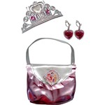 Ficha técnica e caractérísticas do produto Kit Bolsa e Acessórios Disney Princesas Rosa
